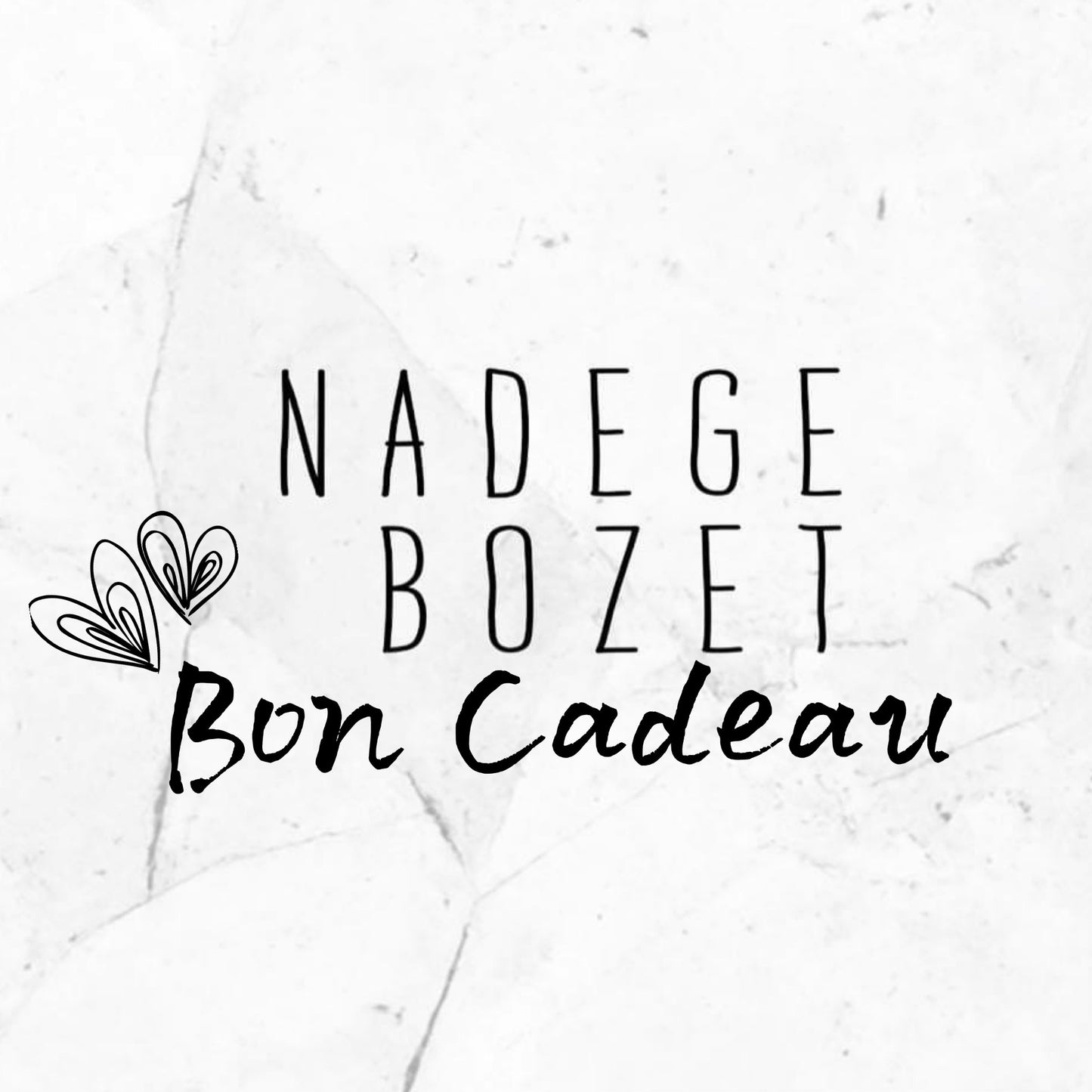 Bon cadeau Nadège Bozet Créations